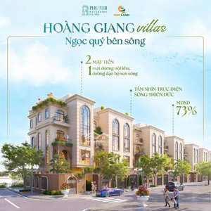chính chủ cần bán căn biệt thự góc view sông view công viên phú thị riverside vượng phong thủy