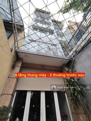 bán siêu phẩm 6 tầng thang máy mặt phố vĩnh hưng - nhà 2 thoáng trước sau - kinh doanh vip