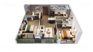 bán căn góc 2 view thoáng the beverly, 2pn +1, diện tích 63.1 m2, giá 4.55 tỷ