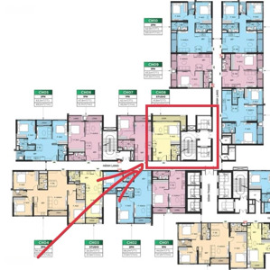 zurich ocean park: zr3. 2x08 loại căn: studio view: vườn nội khu diện tích: 41.8m2