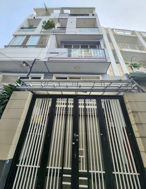 nhà đẹp 5 tầng btct - hoàng hoa thám, bình thạnh - 45m2(4x10) 4pn - hẻm xe hơi thông - kdc dân trí