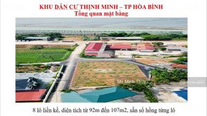 duy nhất lô góc 2 mặt tiền, hiếm có khó tìm dt 107.7m2 xã thịnh minh, sổ đỏ sẵn giao dịch