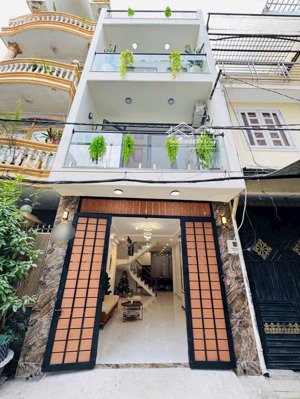 nhà đẹp hẻm nhựa xe tải 7m thông tô hiệu 54m 3 tầng full nội thất mới 100% giá : 8,4 tỷ tl