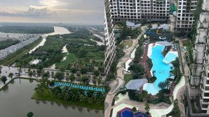 2pn layout đặc biệt - bán 6 tỷ 024, diện tích 80m2, view sông và hồ bơi - lumiere boulevard, ở liền