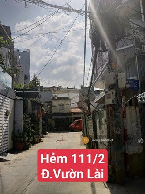 nhà bán tân phú 112/2 vườn lài - 62m2 - 3 tầng - hxh thông