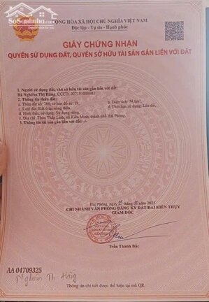 Bán đất Minh Tân - Kiến Thụy - Hải Phòng