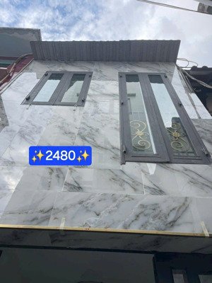 nhà bến phú lâm quận 6 trệt 1 lầu 2pn 2wc dt 2,7x6. sổ hồng riêng. giá 2tỷ480tr