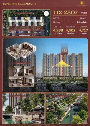 l12 - 2807 căn hộ 2pn tầm trực diện vinhomes ocean park 2