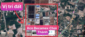 bán gấp lô đất xây trọ full hồng thổ cư kế bên kcn becamex chơn thành 10x50. giá full 510tr