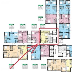 zurich ocean park: zr3.2x08 loại căn: studio view: vườn nội khu, diện tích: 41.8m2