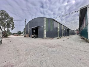 1100m kho xưởng đường thiên đức yên thường cần cho thuê, container ra vào