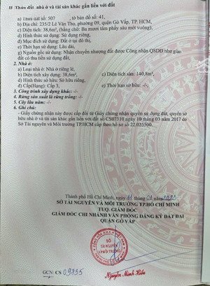 nhà riêng đẹp, nhiều tiện ích tại lê văn thọ, 7,5 tỷ, 44 m2