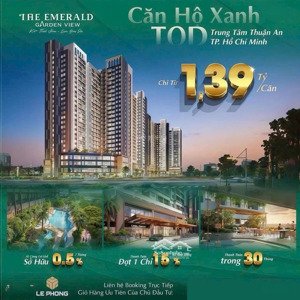 căn hộ xanh chuẩn resort trung tâm thuận an. giá dưới 35tr/m2, 180tr ký hợp đồng - tt 6-8tr/tháng