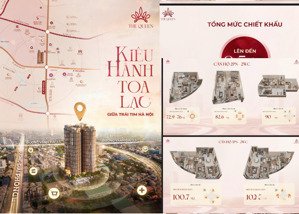 độc quyền căn 2n 82,6m2 the queen hướng đông nam giai đoạn 1 full chính sách chiết khấu 10,5%