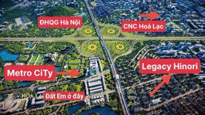 bán đất phú cát. trung tâm lõi quy hoạch hòa lạc, gần với đhqg, cnc, gần với bắc phú cát