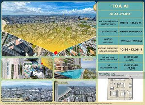 bán căn hộ tòa a1 the soleil da nang | view sông hàn biển mỹ khê căn góc 2 mặt thoáng đẹp hiếm