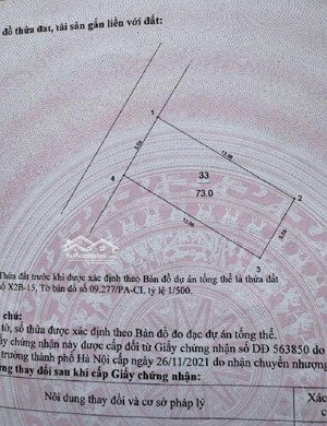 chính chủ cần tài chính bán gấp lô đất. diện tích 73m2. mặt tiền 5,6m. giá 16,4 tỷ