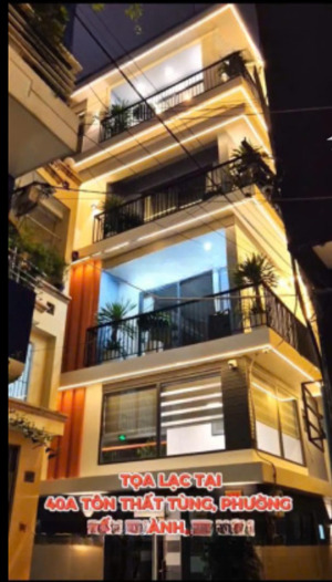 hàng hót chdv cao cấp góc 2 mặt tiền 40a tôn thất tùng, p. bến thành, quận 1 tp. hcm