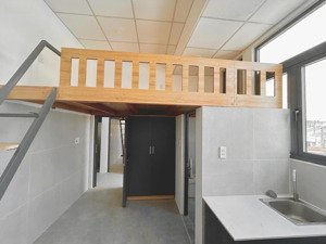 căn hộ duplex cửa sổ thoáng mát full nội thất ngay lê đức thọ - gần công viên văn hoá