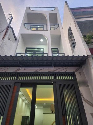 nhà xây mới 100% 3 tầng- hẻm xe hơi thông âu dương lân p3 , q8