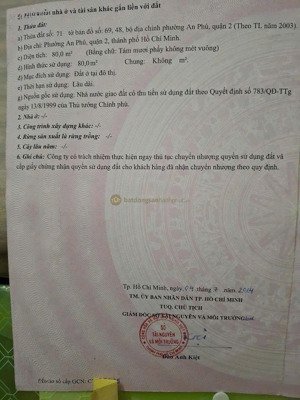 bân đất mặt tền công viên hồ sinh thái đường cao đức lân 10x20m giá chỉ 243tr/m2