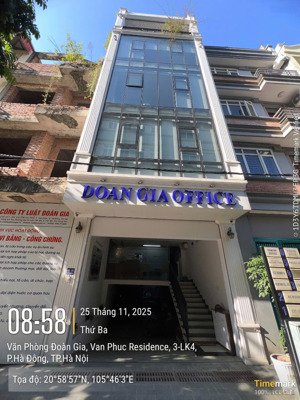 cần bán gấp toà nhà văn phòng. vạn phúc hà đông. lh: 