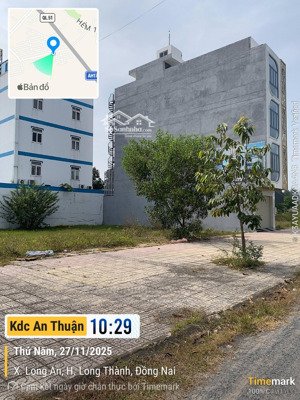 bán lô 92.5m2 đường 32m giá ngộp, đường chính nối từ tl25b qua ql 51 trong kdc an thuận long thành