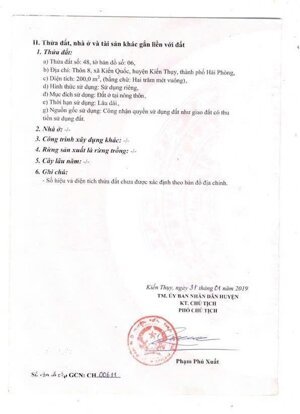 Bán đất Kiến Quốc - Kiến Thụy - Hải Phòng