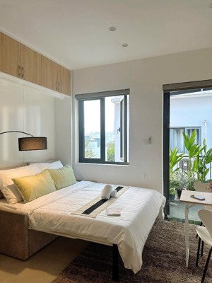 cho thuê căn hộ studio có cửa sổ nội thất đầy đủ có thang máy ngay lê văn sỹ-gần sân bay