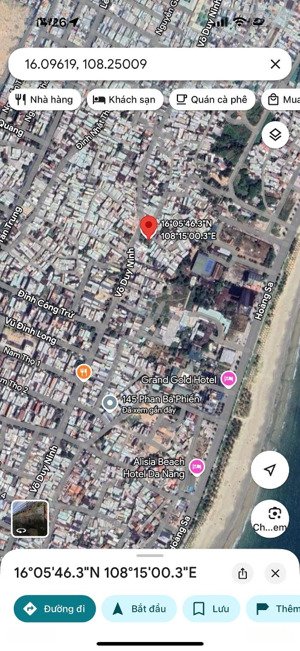 bán đất mặt tiền đường 7m5 võ duy ninh, sơn trà cách biển chỉ 500m