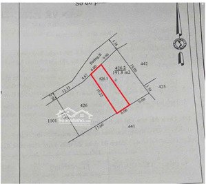 cần bán lô đất trung tâm thôn 5 vinh thanh diện tích 117m2 ngang 6m cách ql 250m