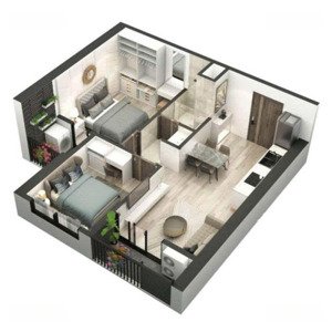 bán căn hộ s3 sky oasis ecopark 2pn 1vs dt 52m2 đủ đồ giá tốt nhất tòa, lh 