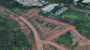 khu đất nằm ngay cạnh kcn lớn 650m2(10*65) sẵn 100mtc 490tr mặt tiền đường nhựa 32m shr bình phước