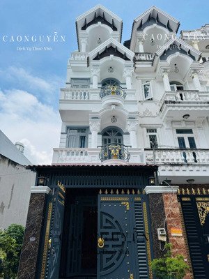 nhà 4x16m, 3 lầu 5 phòng ngủ 5wc đường số 18b, gần mã lò. lh cao nguyễn