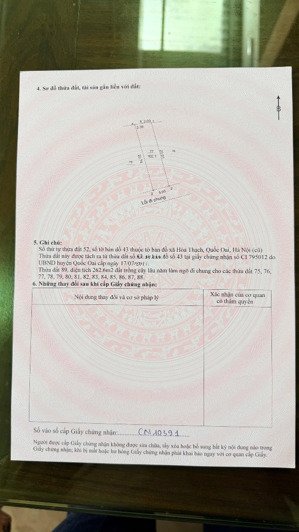 bán đất phú cát, 1,85 tỷ, 102,1 m2, hướng đông, mặt tiền 5m, pháp lý đầy đủ