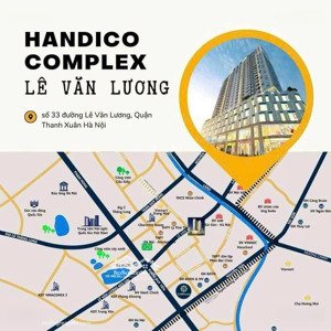 bán căn góc 3 ngủ các phòng đều sáng ban công dự án handico 33 lê văn lương 
