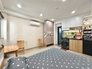 studio full nội thất ngay trung tâm bình thạnh có máy giặt sấy riêng gần ngã 4 hàng xanh
