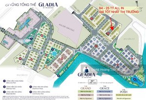 nhà phố gladia khang điền giá tốt nhất - b4 25 tỷ all in - mở bán cđt gđ1 - ưu đãi khủng - ck 8%