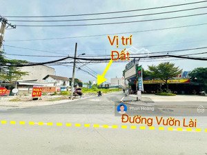 bán 107,4m2 đất số 114 vườn lài,đối diện coffe kenbar, đường nhựa 7m,xây được cao tầng, giá 8.9 tỷ