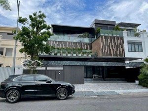 bán biệt thự siêu đẹp mặt tiền kdc him lam - quận 7 - (7,5x20m) - hầm, 5 tầng - giá: 45 tỷ