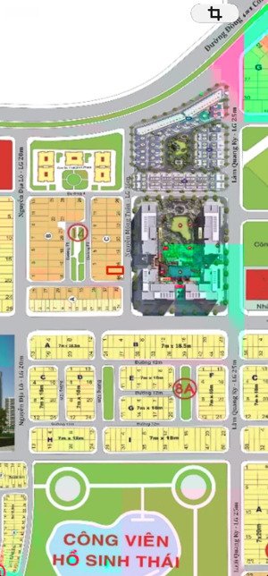 bán đất đá bình dương view shophouse victoria 212m2 - 160tr/m2 giá tốt vị trí tiềm năng kd cao