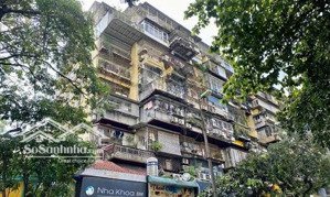 bán căn hộ tập thể khu phương mai dt 57m2, sử dụng 80m2, giá 4,65 tỷ, có thể chia 3 ngủ 