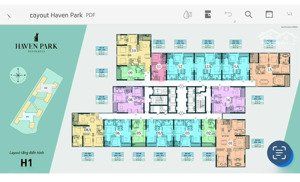 bán căn 2 ngủ haven park tầng 10 hướng nam giá 4.490 tỷ bao phí lh 