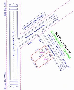 bán siêu phẩm gần đường 72m nghi xuân - tp. vinh