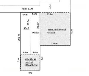 bán đất giá rẻ nhất khu vực đoàn xá, kiến thụy, hải phòng 123m² 3 thoáng, 14.5tr/m2, ngõ thông, ôtô