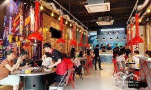 cho thuê nhà mặt phố hàm long, dt 100m2x3, mt 6.5m, giá 85tr, lh 