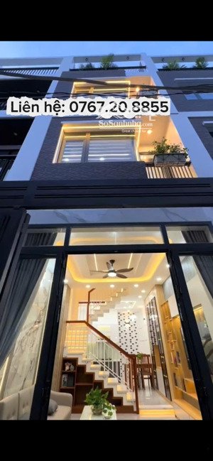 bán nhà 43m² giá 1 tỷ850 sát mặt tiền lê văn duyệt, p3, bình thạnh gần cầu bông, giáp quận 1