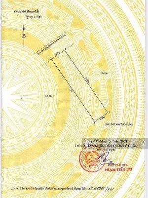 84m2 ngang 4,2m tdc khu 4 vĩnh niệm lê chân cạnh vin cầu rào chỉ 65tr/m2