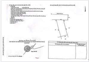 bán lô biệt thự đường huỳnh văn nghệ, kđt vĩnh hoà, p. bắc nha trang - 245,5 m2 ngang 10m