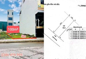 chính chủ bán nhanh lô đất 100m mặt tiền 6m phường tùng thiện xuân khanh giá 1tỷ58 bao giá sát đhcn